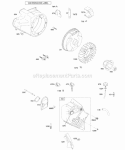 Blower HousingShrouds Flywheel Diagram and Parts List for 20D412-0100-E1  Briggs and Stratton Engine